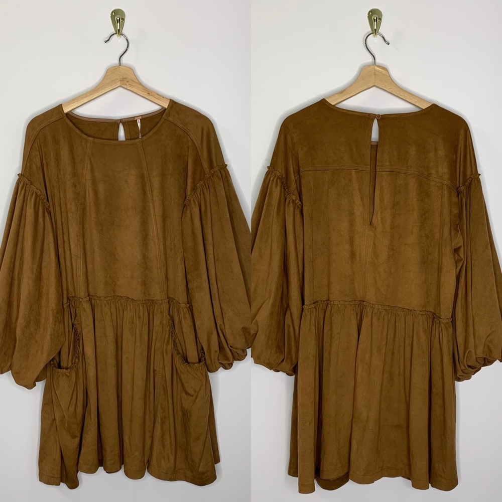 Free People Abbie Vegan Suede Dress - Picture 12 of 16